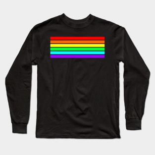 Neon Rainbow Long Sleeve T-Shirt